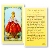 Infant of Prague Holy Card